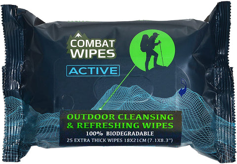 Combat Wipes Active Outdoor Wet Wipes